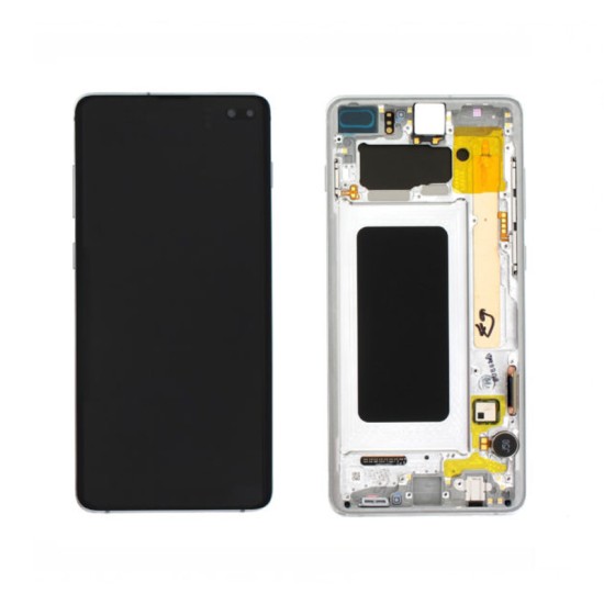 TOUCH+DISPLAY+FRAME SAMSUNG GALAXY S10 PLUS G975 WHITE (SERVICE PACK GH82-18849B) TOUCH+DISPLAY+FRAME SAMSUNG GALAXY S10 PLUS G975 WHITE (SERVICE PACK GH82-18849B)